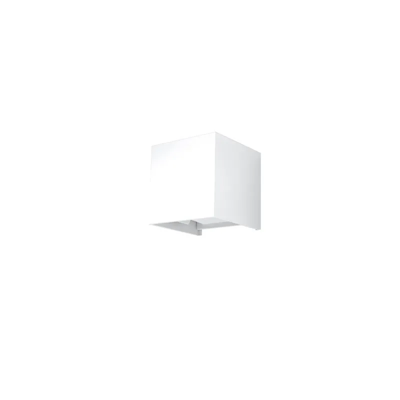 Applique LUCA, aluminium blanc, LED intégrée IP54 - Pas cher