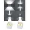 Applique LUCA, aluminium blanc, LED intégrée IP54 - Pas cher