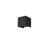 Applique LUCA, aluminium noir, LED intégrée IP54 - Pas cher