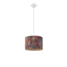 Suspension PAKS, PVC multicolore, E27 - Pas cher