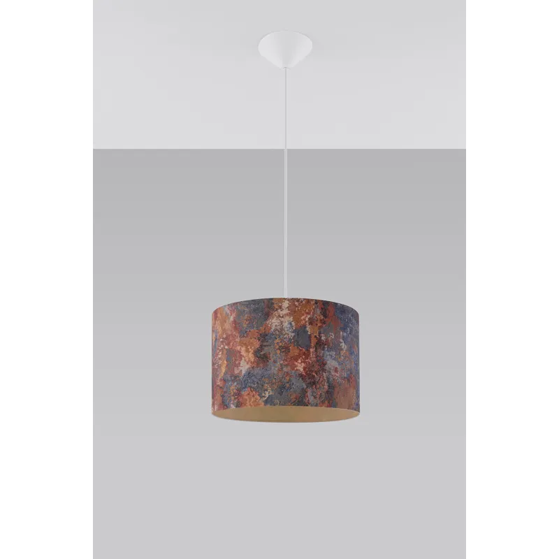 Suspension PAKS, PVC multicolore, E27 - Pas cher