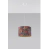 Suspension PAKS, PVC multicolore, E27 - Pas cher