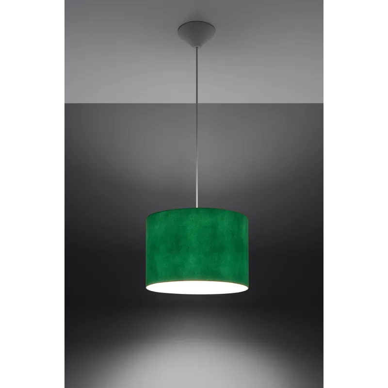 Suspension vert, PVC multicolore, E27 - Pas cher
