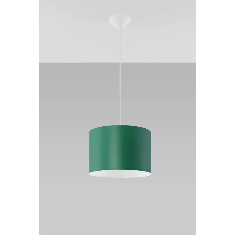 Suspension vert, PVC multicolore, E27 - Pas cher