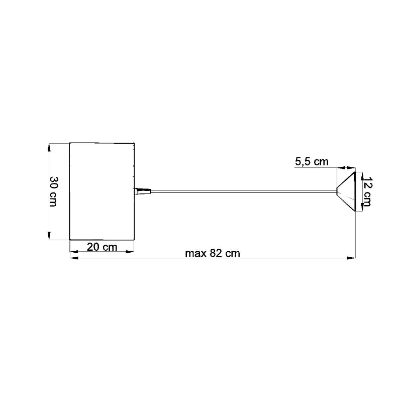 Suspension AZURE, PVC multicolore, E27 - Pas cher