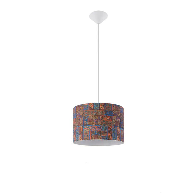 Suspension TAJ, PVC multicolore, E27 - Pas cher