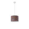 Suspension TAJ, PVC multicolore, E27 - Pas cher