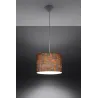Suspension TAJ, PVC multicolore, E27 - Pas cher