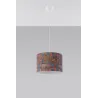 Suspension TAJ, PVC multicolore, E27 - Pas cher