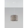 Suspension GEPARD, PVC multicolore, E27 - Pas cher