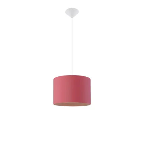 Suspension rouge, PVC multicolore, E27 - Pas cher