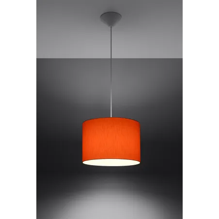 Suspension rouge, PVC multicolore, E27 - Pas cher