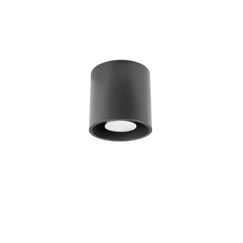 Plafonnier ORBIS 1, aluminium anthracite - Pas cher
