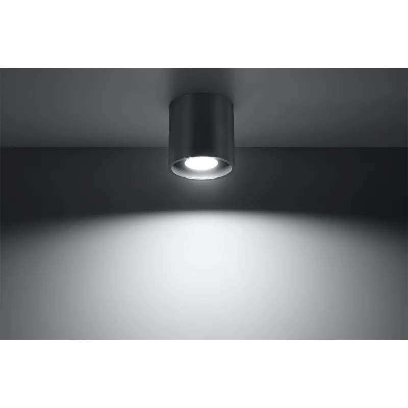 Plafonnier ORBIS 1, aluminium anthracite - Pas cher