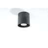 Plafonnier ORBIS 1, aluminium anthracite - Pas cher