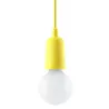 Suspension DIEGO 1, PVC jaune, E27 - Pas cher