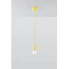 Suspension DIEGO 1, PVC jaune, E27 - Pas cher