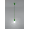 Suspension DIEGO 1, PVC vert, E27 - Pas cher