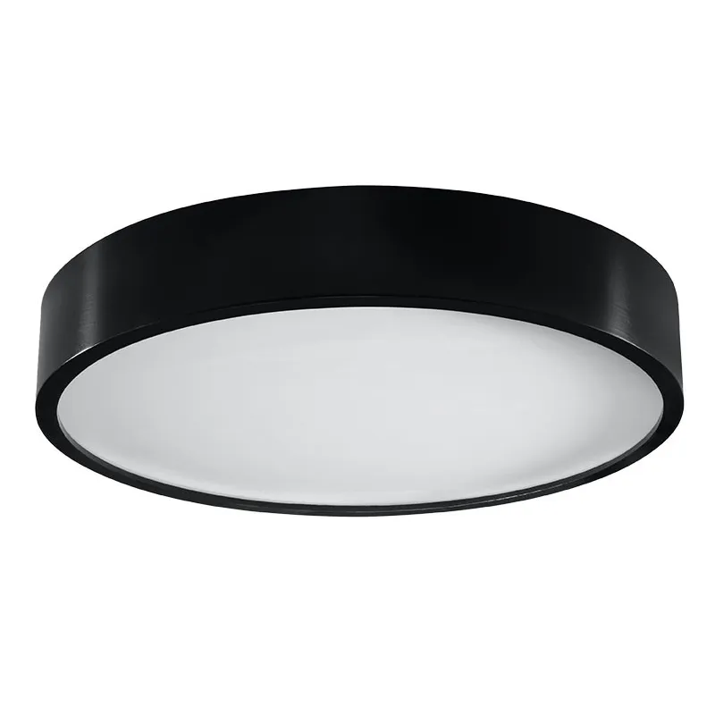 Plafonnier PLATINIUM, bois/PVC, noir, LED intégrée - Pas cher