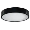Plafonnier PLATINIUM, bois/PVC, noir, LED intégrée - Pas cher