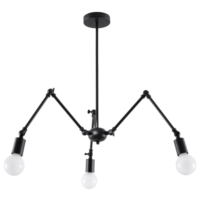 Suspension STARK 3, acier noir - Pas cher