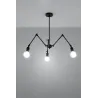 Suspension STARK 3, acier noir - Pas cher