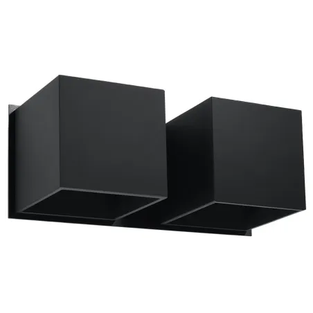 Applique QUAD 2, aluminium noir - Pas cher