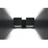 Applique QUAD 2, aluminium noir - Pas cher
