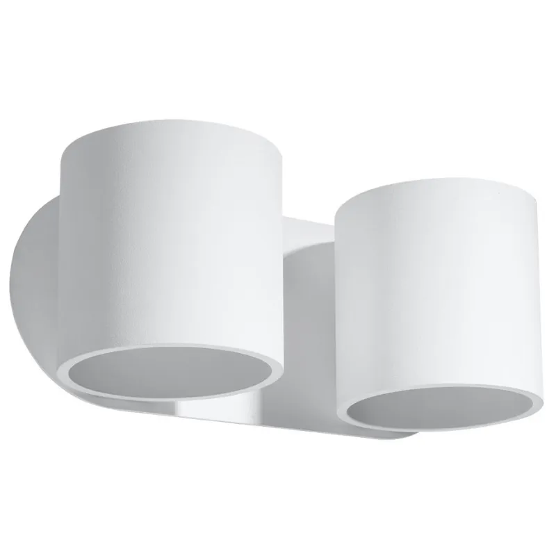 Applique ORBIS 2, aluminium blanc - Pas cher