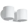 Applique ORBIS 2, aluminium blanc - Pas cher