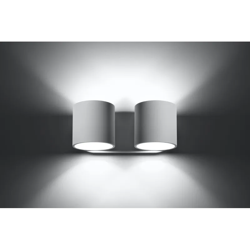 Applique ORBIS 2, aluminium blanc - Pas cher