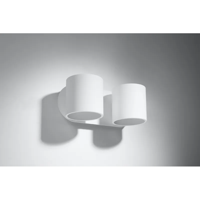 Applique ORBIS 2, aluminium blanc - Pas cher