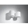 Applique ORBIS 2, aluminium blanc - Pas cher