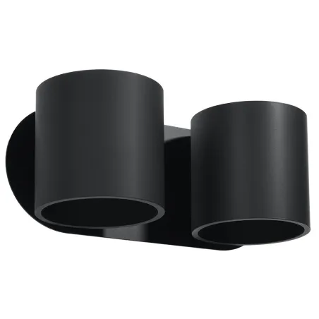 Applique ORBIS 2, aluminium noir - Pas cher