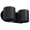 Applique ORBIS 2, aluminium noir - Pas cher