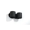 Applique ORBIS 2, aluminium noir - Pas cher