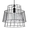 Suspension GATE, acier noir, E27 - Pas cher