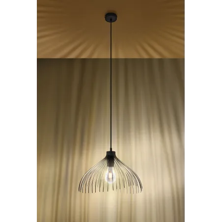 Suspension UMB, acier noir, E27 - Pas cher
