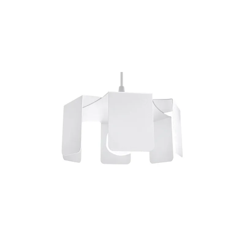 Suspension TULIP, acier blanc, E27 - Pas cher