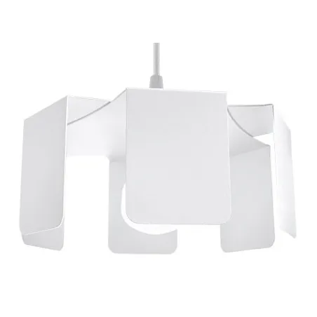Suspension TULIP, acier blanc, E27 - Pas cher