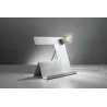 Lampe à poser INCLINE, acier blanc, E27 - Pas cher