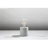 Lampe à poser SALGADO  béton gris, E27 - Pas cher