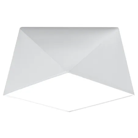 Plafonnier HEXA 25, PVC blanc, E27 - Pas cher