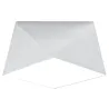 Plafonnier HEXA 25, PVC blanc, E27 - Pas cher