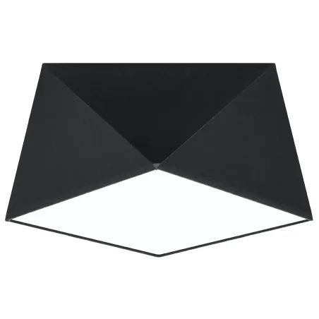 Plafonnier HEXA 25, PVC noir, E27 - Pas cher