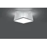 Plafonnier HEXA 25, PVC silver, E27 - Pas cher