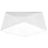 Plafonnier HEXA 35, PVC blanc, E27 - Pas cher