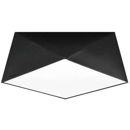 Plafonnier HEXA 35, PVC noi, E27 - Pas cher