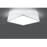 Plafonnier HEXA 45, PVC blanc, E27 - Pas cher