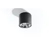 Plafonnier TIUBE, aluminium noir, GU10 - Pas cher